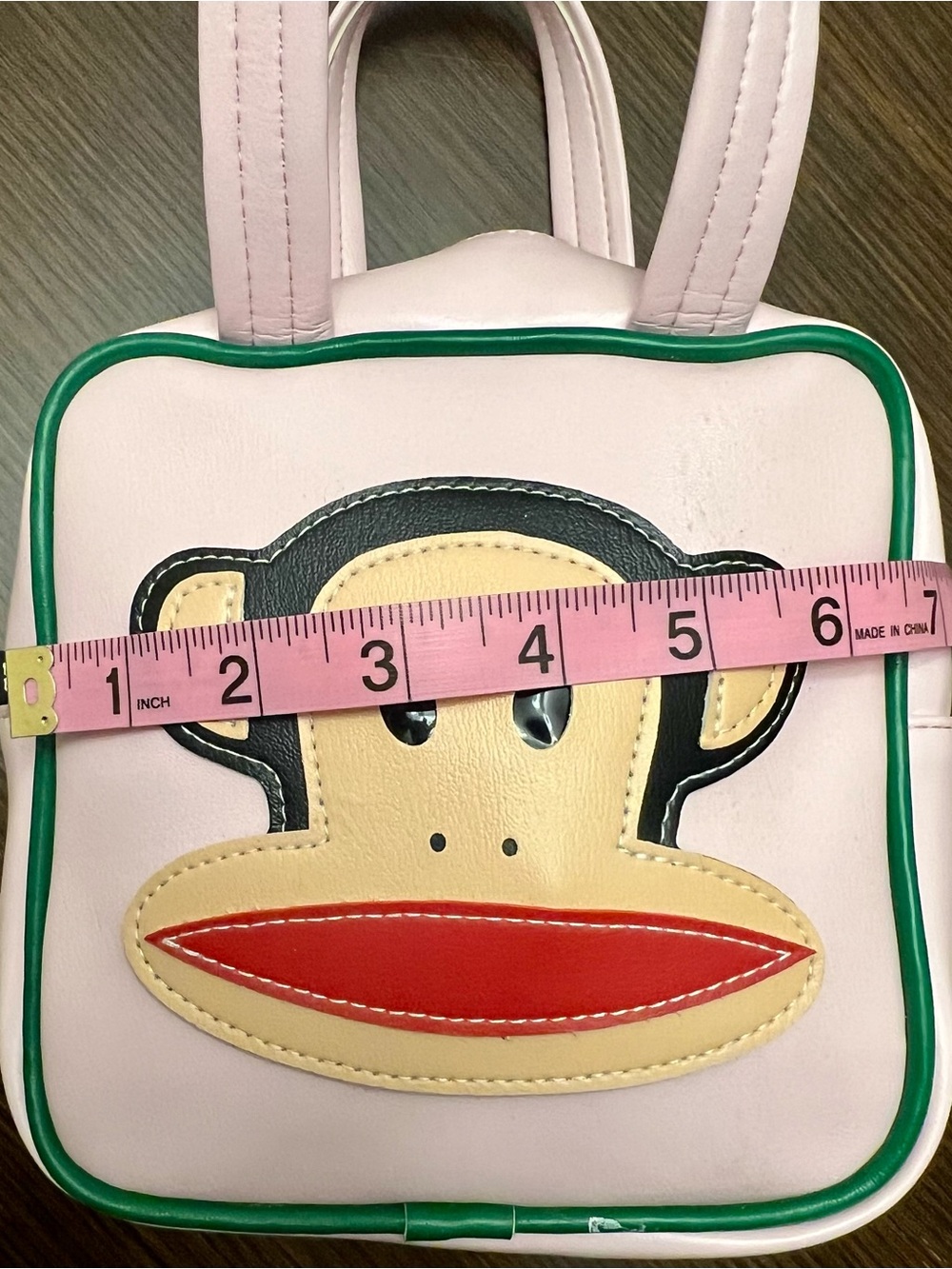 Paul Frank Julius 2007 Mini Pink Handbag Purse Y2K Monkey Face Box Bag - Picture 8 of 11